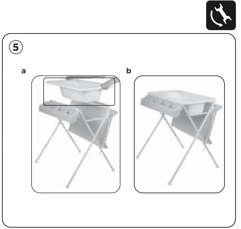 bebeconfort Baltic Baltic Changing Table with Bath - fig 7