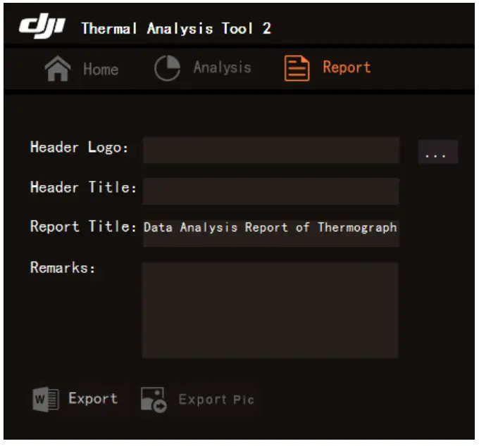 dji Thermal Analysis Tool 2 - Export Pic
