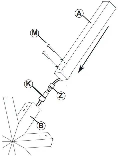 DRAWING 3-LED assembly
