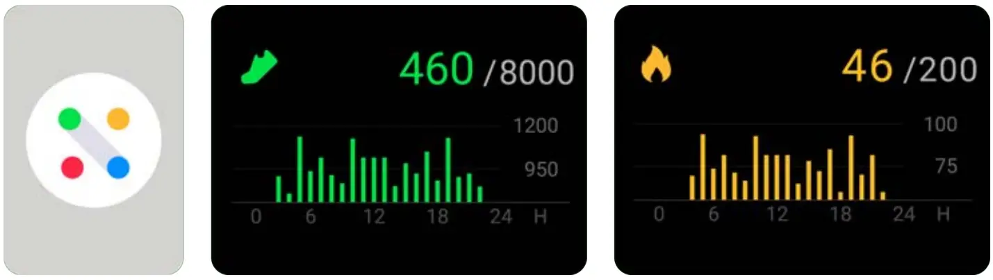 kogan KAAPMWTCBLA Active Plus Mini Smart Watch - . Health Data