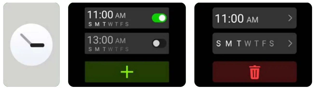 kogan KAAPMWTCBLA Active Plus Mini Smart Watch - Alarm