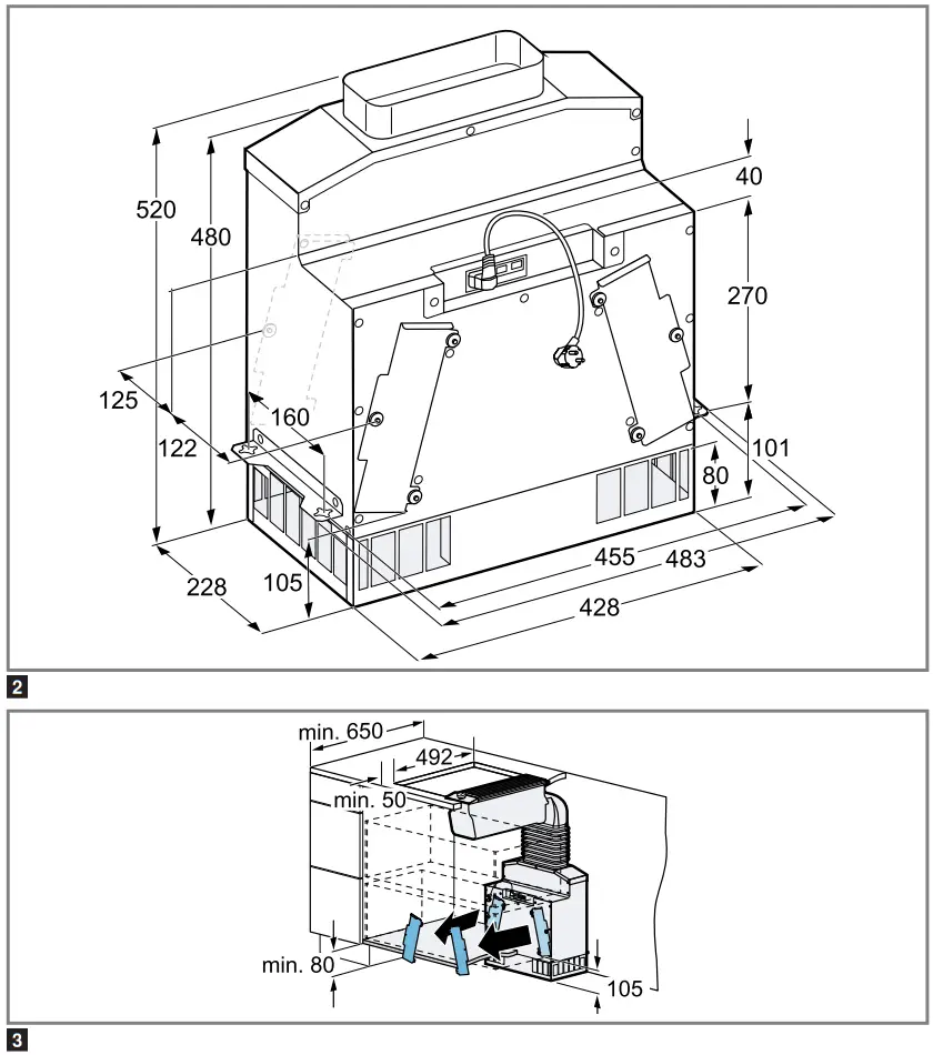 GAGGENAU AR410110 Remote Fan Unit - fig 2