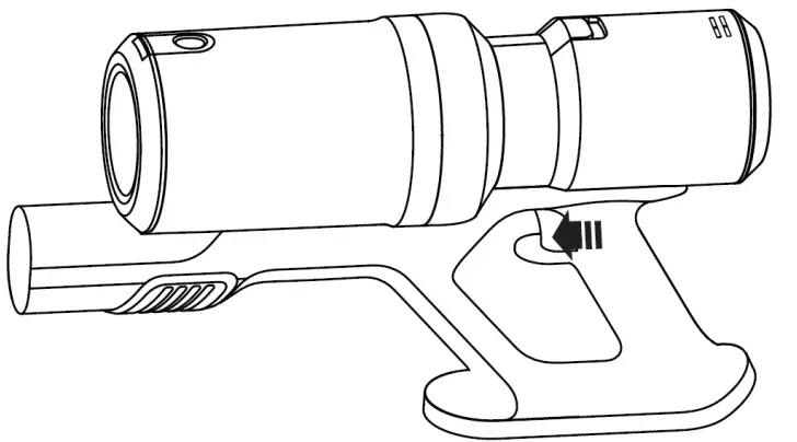 kogan KAVACSTV11A V11 Pro Cordless 29.6V Stick Vacuum Cleaner-Turning on cleaner