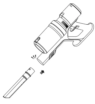kogan KAVACSTV11A V11 Pro Cordless 29.6V Stick Vacuum Cleaner-crevice nozzle
