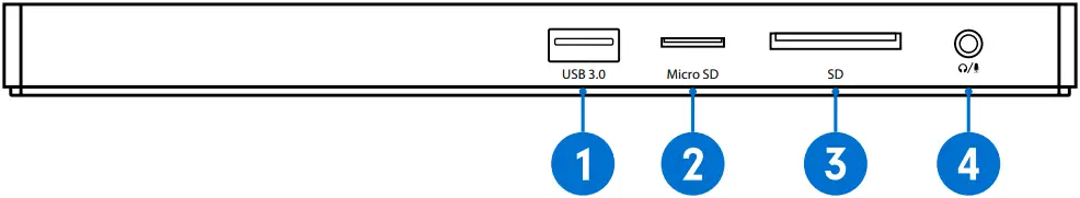 VisionTek VT2000 - DOCKING STATION PORTS 1