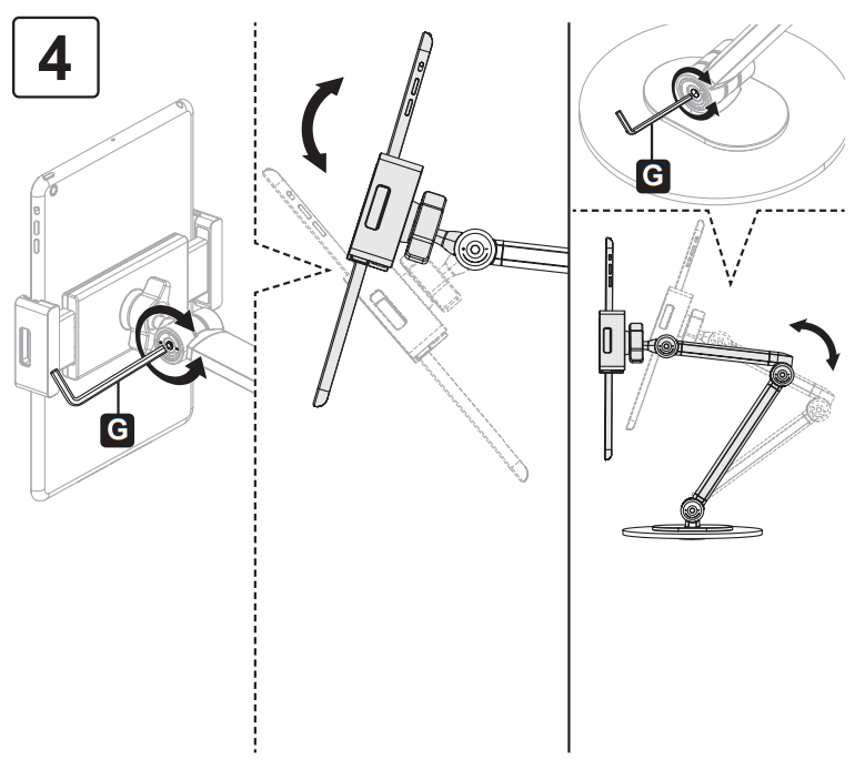 TRIPP LITE DMTBD413 Tablet Mount - fig 6