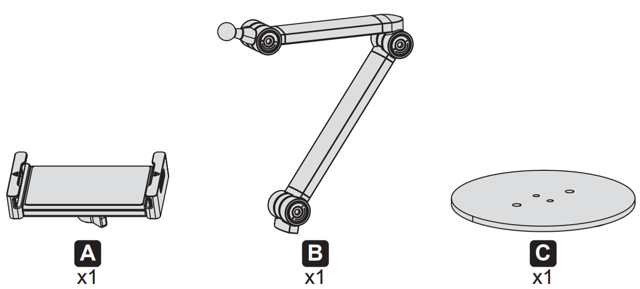 TRIPP LITE DMTBD413 Tablet Mount - fig