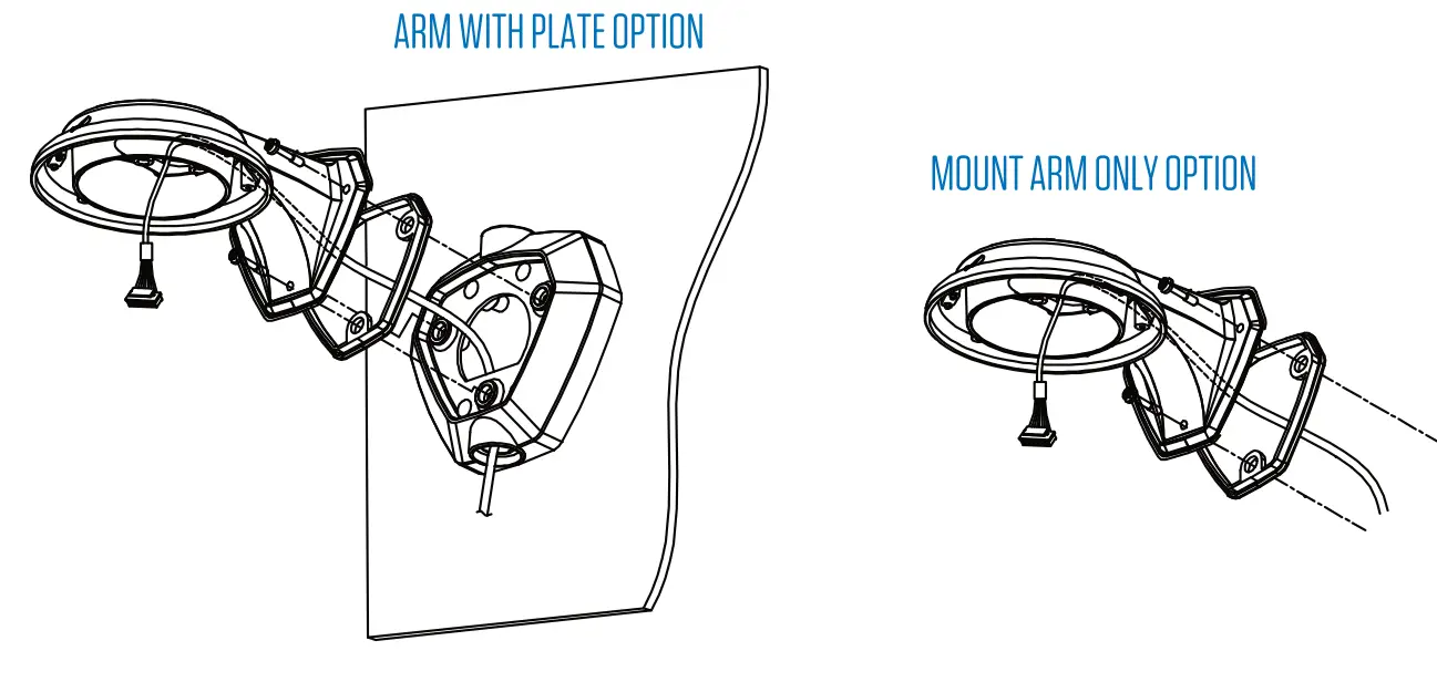 Attach Mount Arm