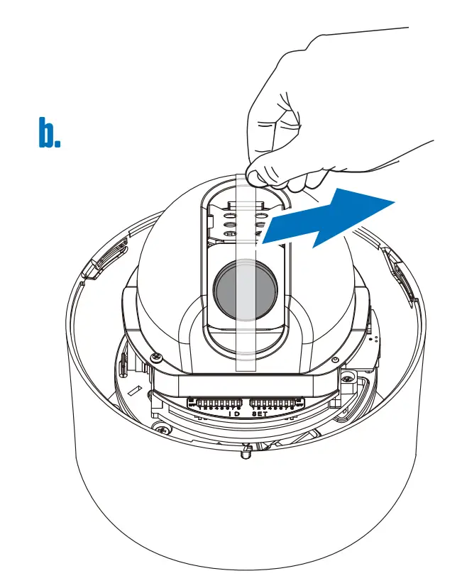 Remove Top Cover & Lens Cover