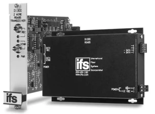 interlogix D1300 Series IFS RS 485 Point to Point Data Transceiver