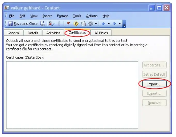 SIEMENS E Mail Encryption with Business Partners - Outlook