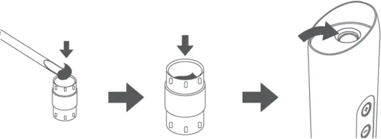 AUXO DH01-SE - Loading wax