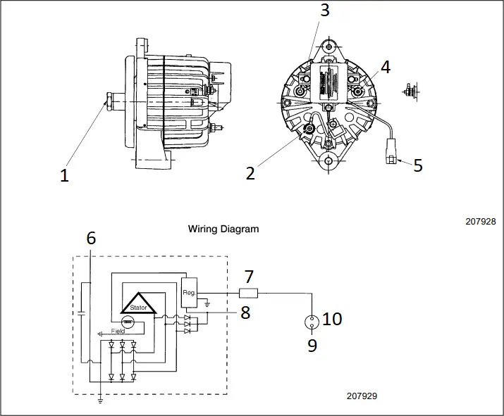 CATERPILLAR GC15K - ENCLOSED ALTERNATOR KIT
