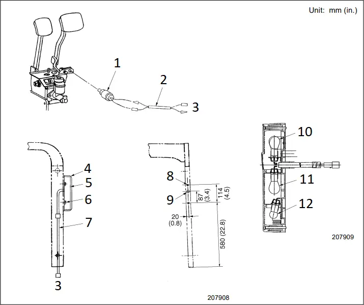 CATERPILLAR GC15K - REAR COMBINATION LAMP KIT