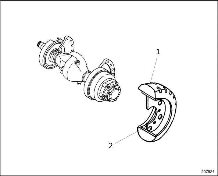 CATERPILLAR GC15K - SEMI WIDE AXLE KIT