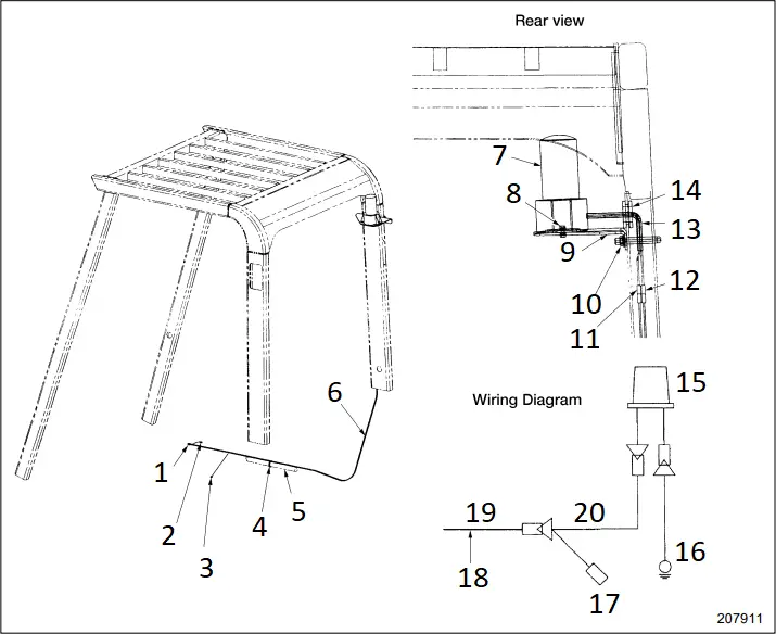 CATERPILLAR GC15K - WARNING LAMP KIT