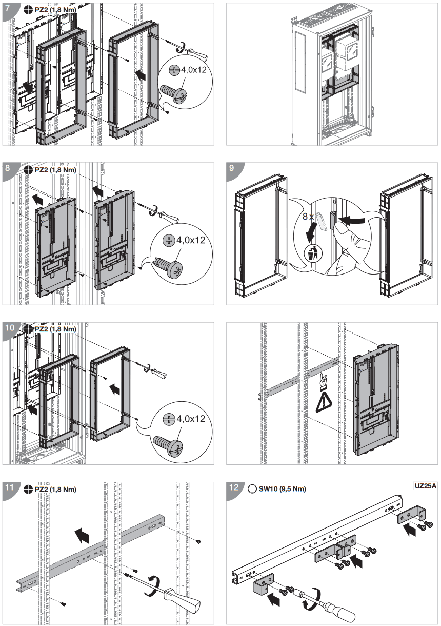 hager U97N Meter Plate UniversN - fig 2