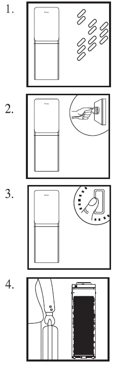 Dawlance WD-1051 NOIR RED Water Dispenser 3