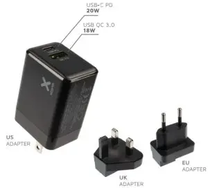 xtorm XA020U 20W Volt Travel Fast Charger - fig 1