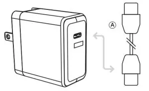 xtorm XA020U 20W Volt Travel Fast Charger - fig Cable