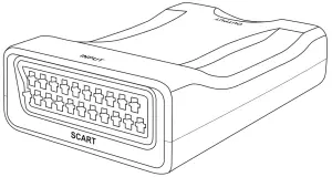hama 121775 AV Converter, Scart to HDMI