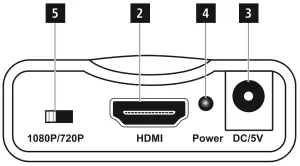 hama 121775 AV Converter, Scart to HDMI - figure 2