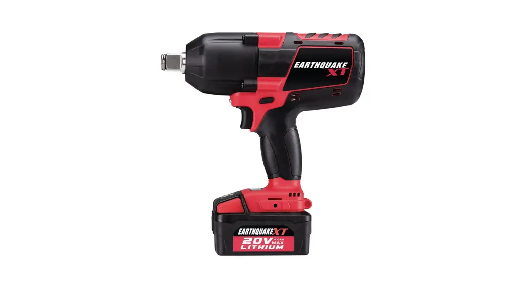 Earthquake Eq34xt-20v 3/4 Inch Xtreme Torque Impact Wrench Kit Owner's Manual