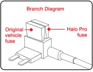 AHK12V Road Angel Halo Pro and Aura HD3 Hardwiring Kit - FIG3