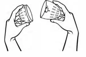 Seperate the two halves