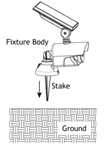 Lumen Logic LSAL 1100 PBK Integrated LED Motion Sensing Solar Security-Ground