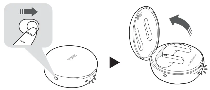 Baseus CCLH 01 Car Wireless MP3 Charger - Open the cover