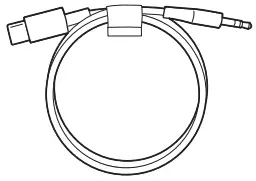 LG TONE FP9 Bluetooth Stereo Headset - AUX cable