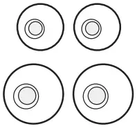 LG TONE FP9 Bluetooth Stereo Headset - Ear Gels