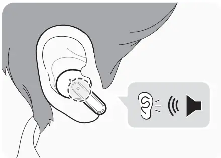 LG TONE FP9 Bluetooth Stereo Headset - wearing detection