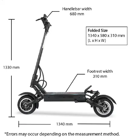 BRONC Xtreme 11 Electric Scooter fig-1
