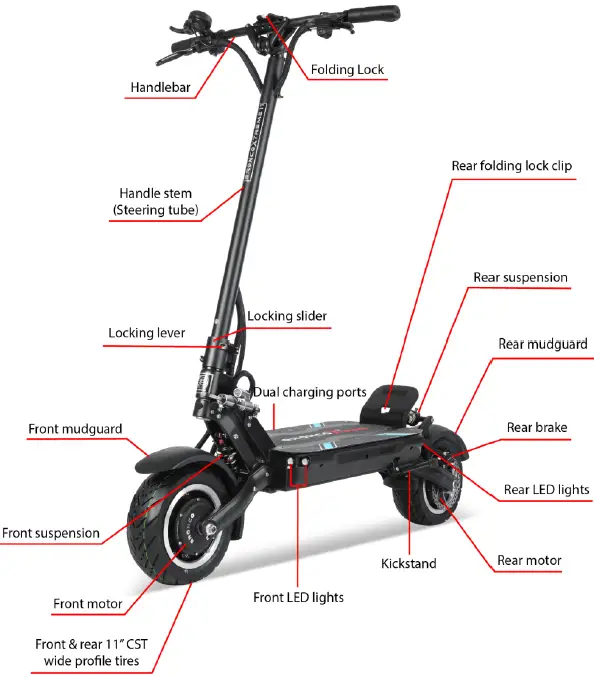 BRONC Xtreme 11 Electric Scooter fig-3