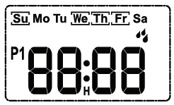 a close up of a clock