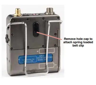 DBu-LEMO Digital Belt Pack Transmitter fig6