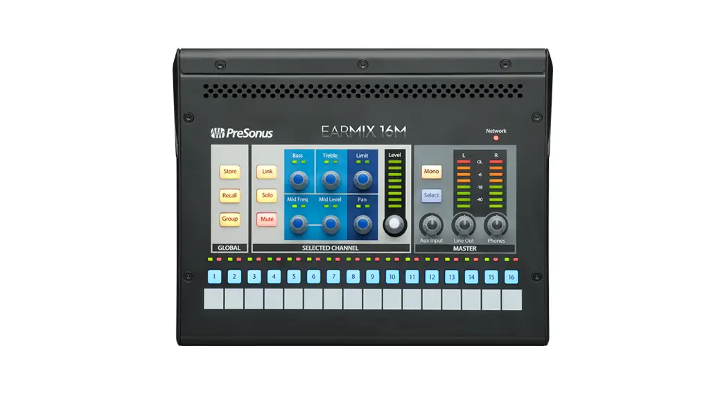 Presonus Earmix 16m Personal Monitor Controller User Guide