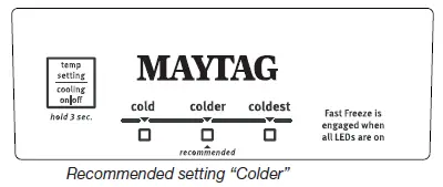 MAYTAG W11320184A Frost Free Upright Freezer FIG 9