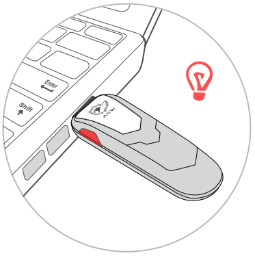 Aguila Convergence Worldwide NCT8610 Secure Dongle - LED