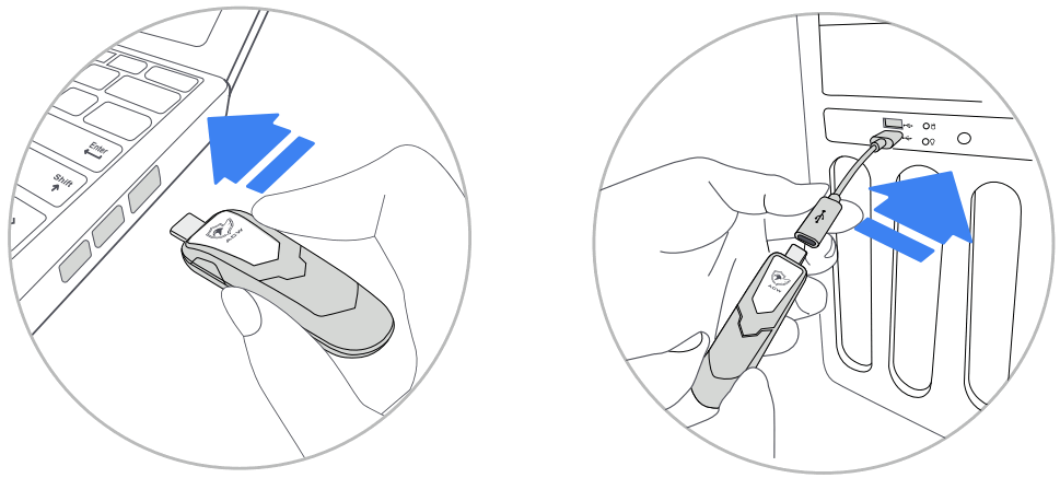 Aguila Convergence Worldwide NCT8610 Secure Dongle - Use