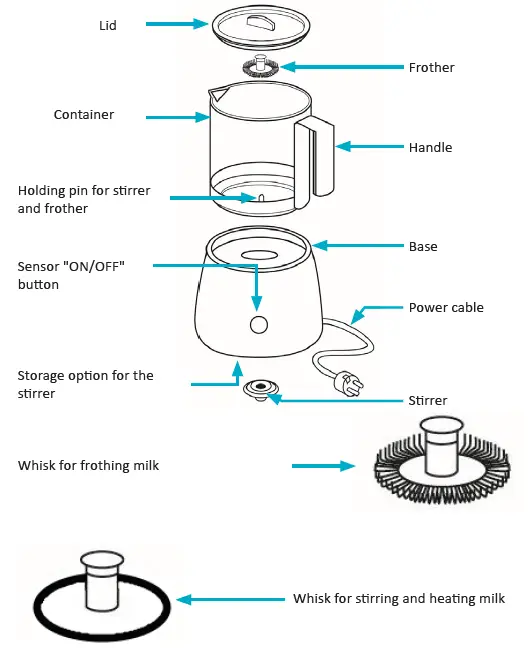 arendo-30277-Milkstar-Milk-Frother-2