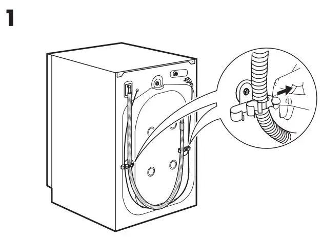 IKEA 004.940.73 TVATTAD Integrated Washer Dryer Instruction Manual - Installation 1