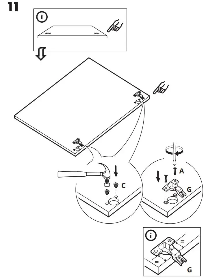 IKEA 004.940.73 TVATTAD Integrated Washer Dryer Instruction Manual - Installation 11