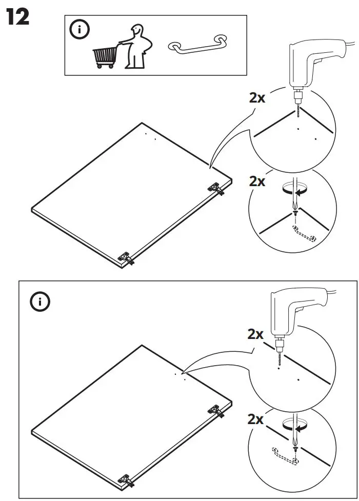 IKEA 004.940.73 TVATTAD Integrated Washer Dryer Instruction Manual - Installation 12