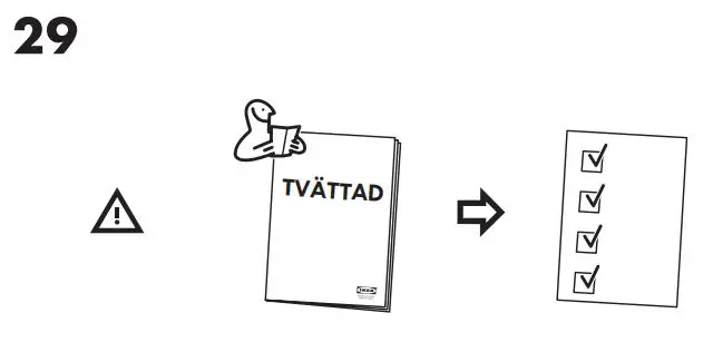 IKEA 004.940.73 TVATTAD Integrated Washer Dryer Instruction Manual - Installation 29