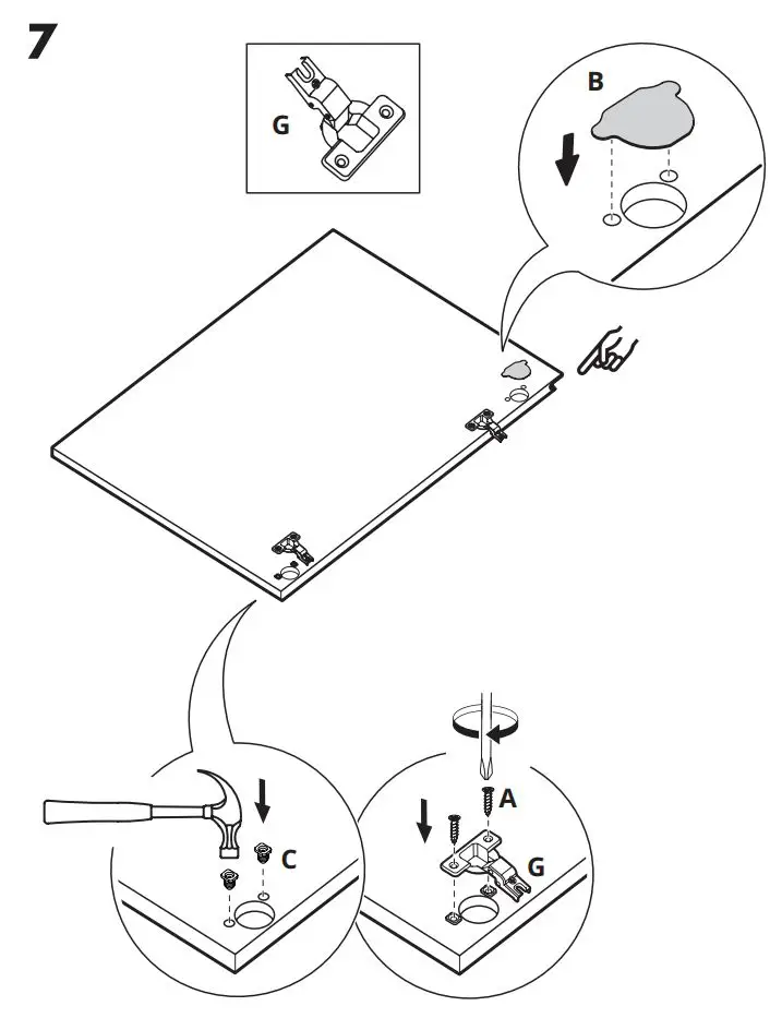 IKEA 004.940.73 TVATTAD Integrated Washer Dryer Instruction Manual - Installation 7