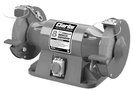 Clarke CHDBG900 8-Inch Bench Grinder-fig1