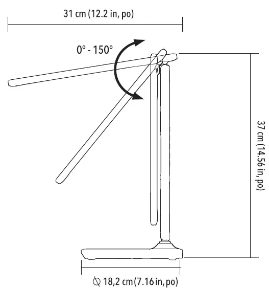 SHEFFIELD HOME U12Q LED Table Lamp 1